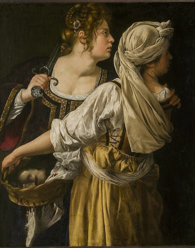 'Judith and her Maidservant' (1618-19) by Artemisia Gentileschi, Palazzo Pitti, Florence