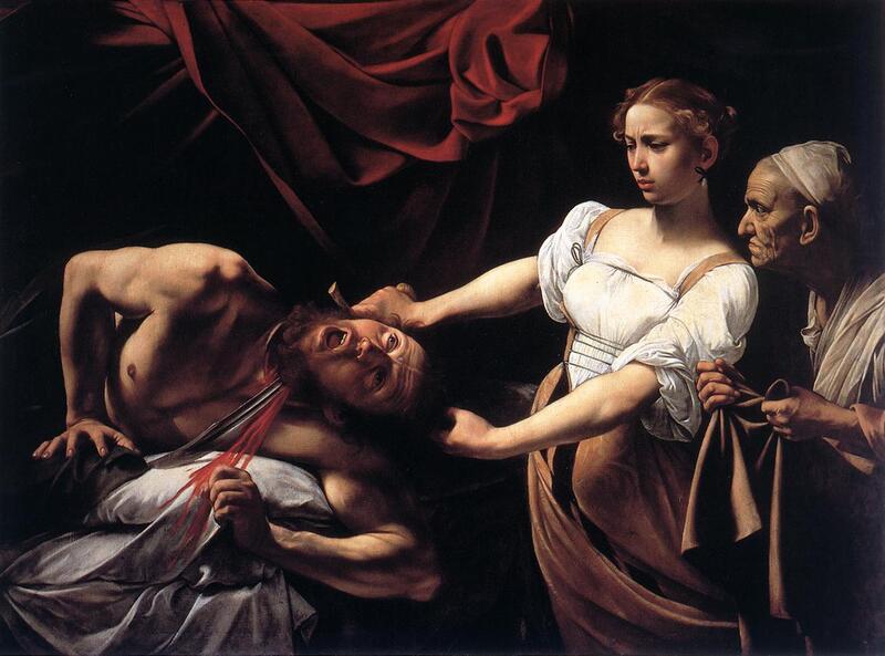 Judith and Holofernes by Caravaggio, Galleria Nazionale d'Arte Antica, Rome