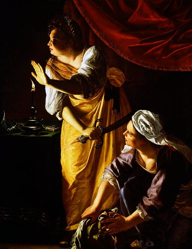 'Judith with her Maidservant and the Head of Holofernes' (c. 1625-7) by Artemisia Gentileschi, Detroit Institute of Arts, USA