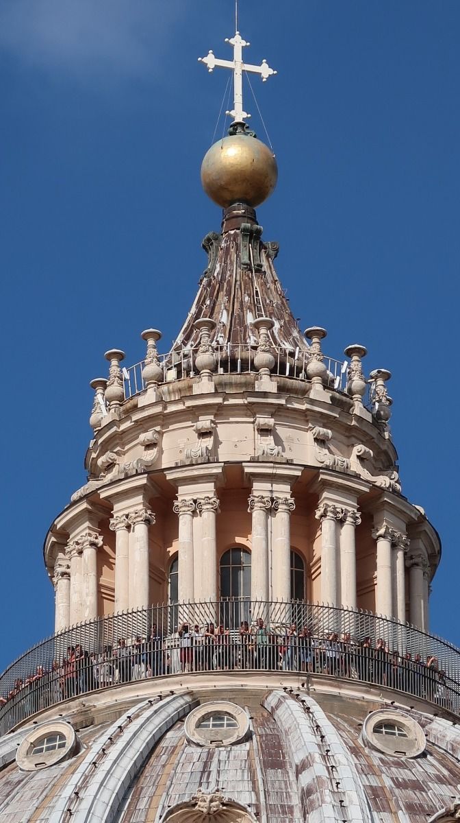 Lantern of St Peter's Basilica, Rome. 