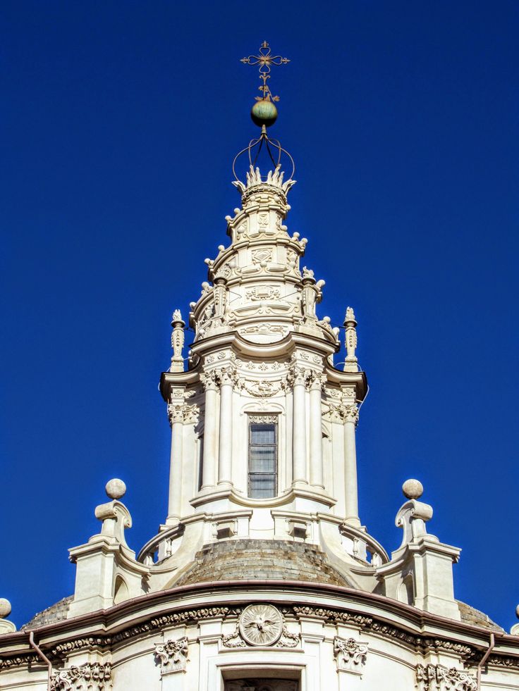 Lantern of the church of Sant' Ivo alla Sapienza, Rome