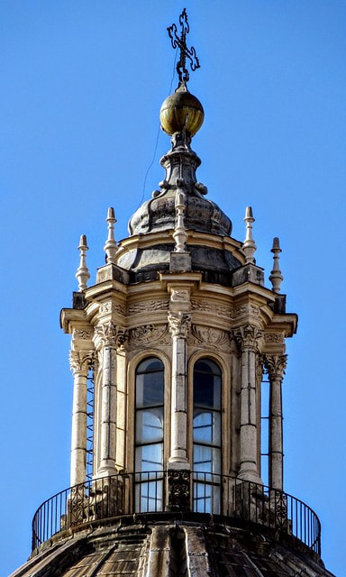 Lantern of Sant' Agnese in Agone, Rome