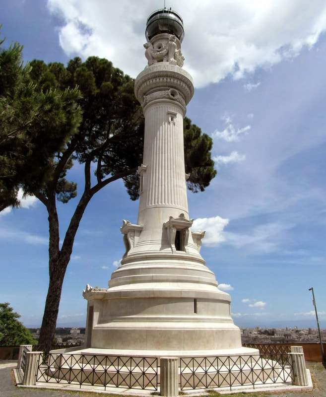 The Faro del Gianicolo, Rome's lighthouse
