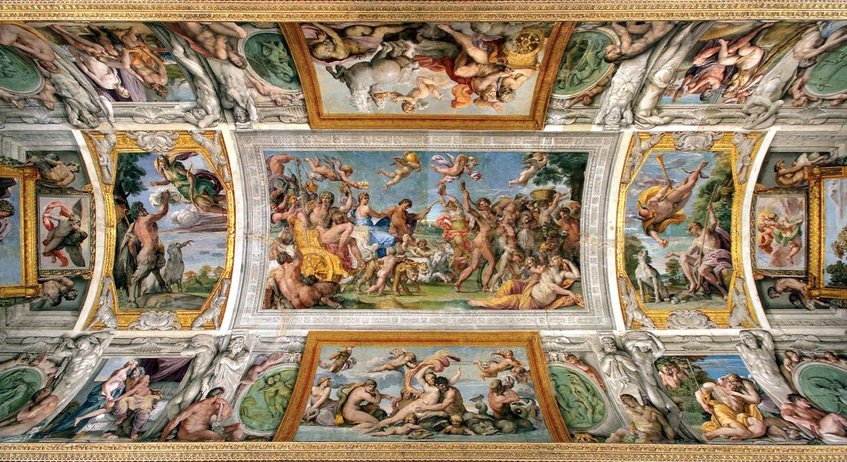 The Loves of the Gods, fresco cycle by Annibale Carracci, Galleria Farnese, Palazzo Farnese, Rome