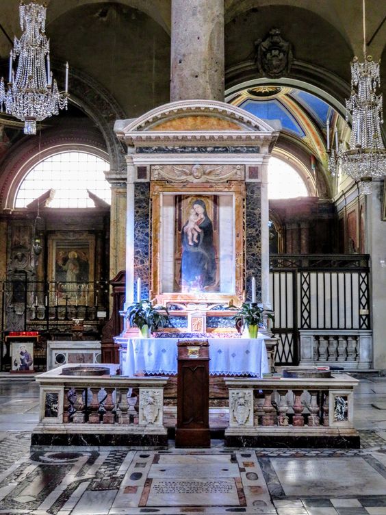 Madonna of Refugio dei Peccatori), church of Santa Maria in Aracoeli, Rome