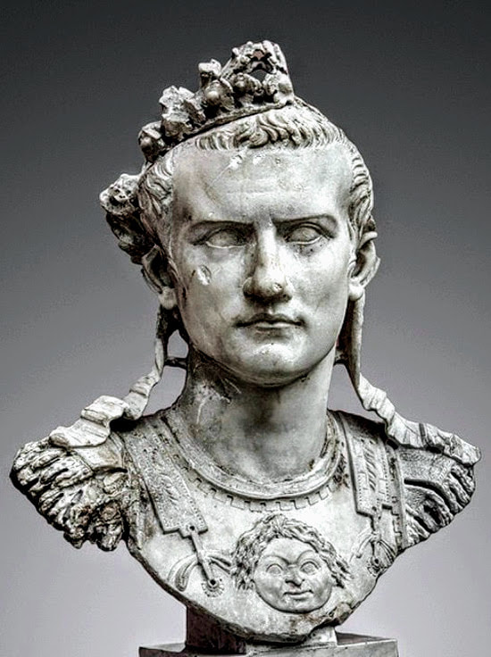 Marble bust of Caligula