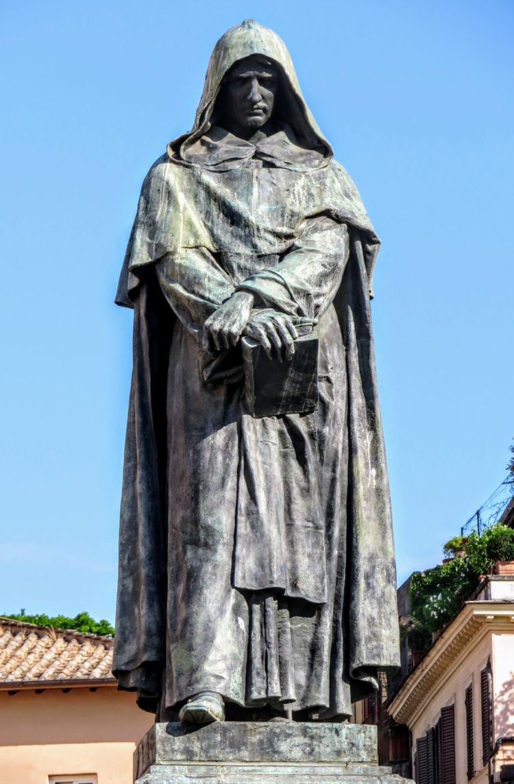 Monument to Giordano Bruno (1889) by Ettore Ferrari, Campo dei Fiori, Rome