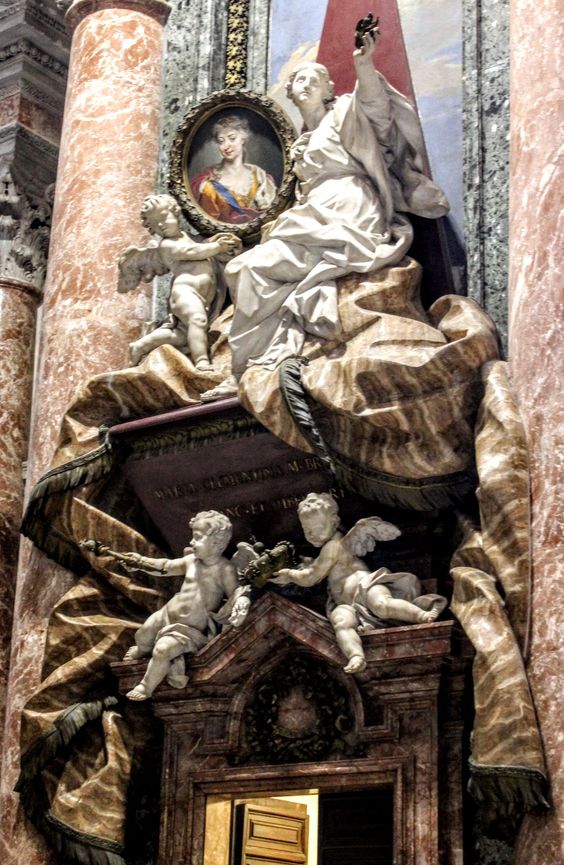 Monument to Maria Clementina Sobieska, St Peter's Basilica, Rome