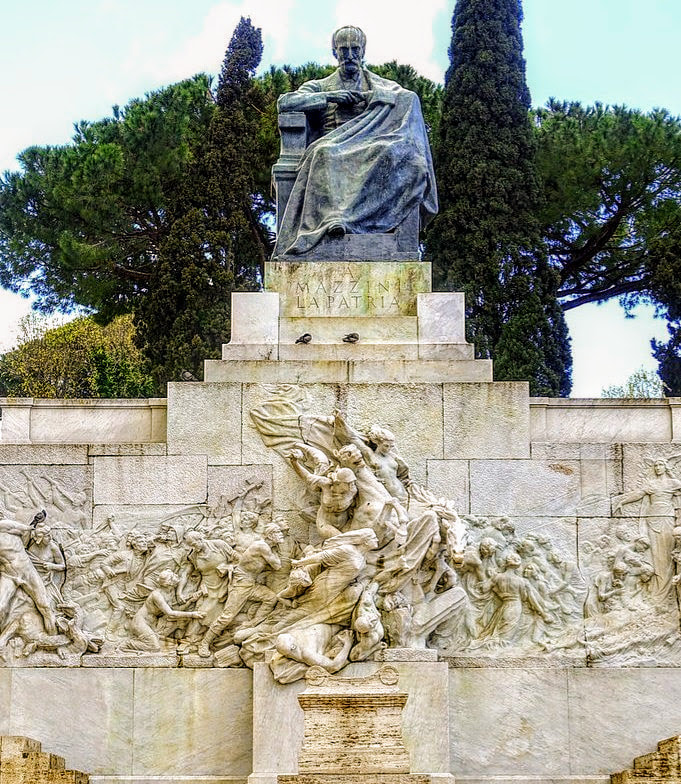 Monument to Mazzini by Ettore Ferrari, Rome 