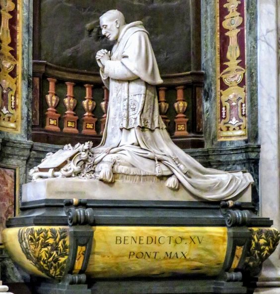 Monument to Pope Benedict XV, St Peter's Basilica, Rome