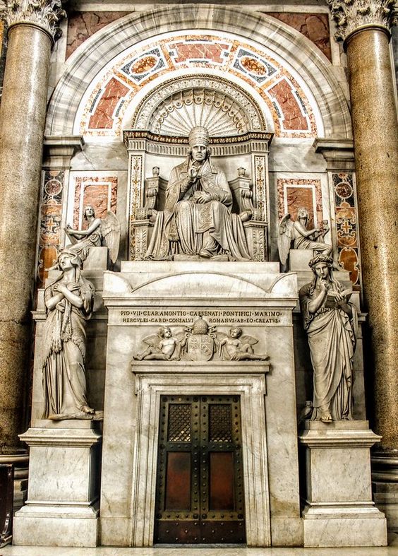Monument to Pope Pius VII, St Peter's Basilica, Rome