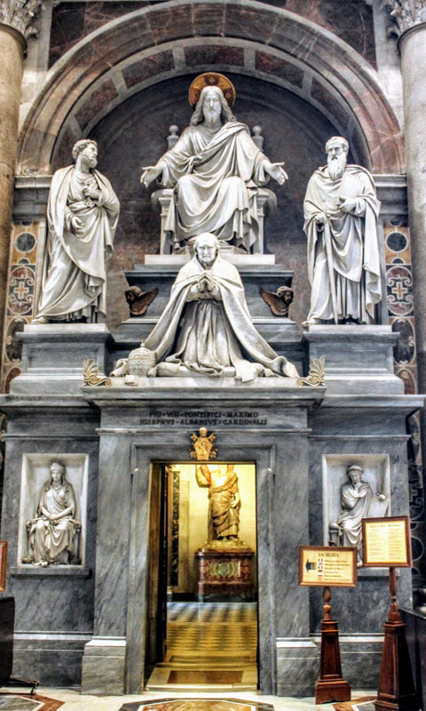 Monument to Pope Pius VIII, St Peter's Basilica, Rome