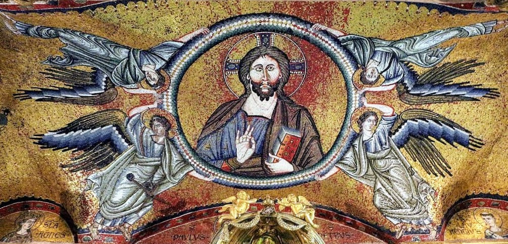 Mosaic of Christ, Sancta Sanctorum, Rome