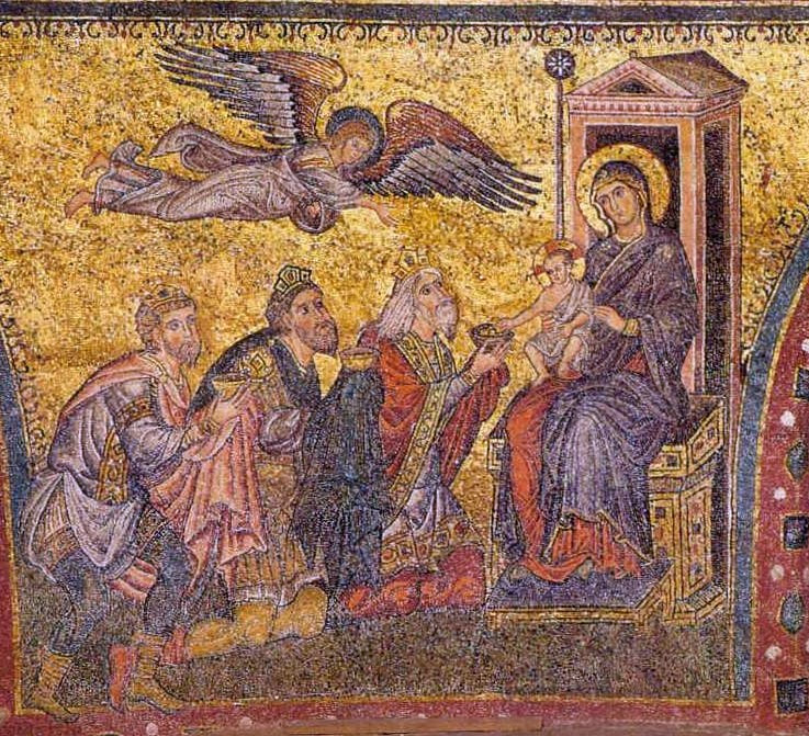 Mosaic of the Adoration of the Magi, Santa Maria Maggiore, Rome
