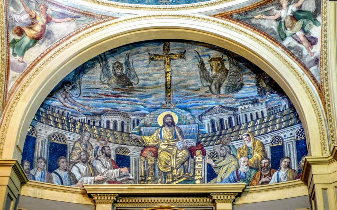 Mosaics, church of Santa Pudenziana, Rome