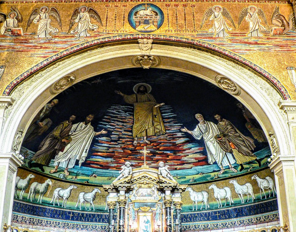 Mosaics, Santi Cosma e Damiano, Rome