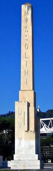 Mussolini's Obelisk, Foro Italico, Rome