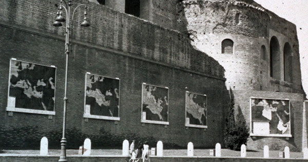 Mussolini's Maps, Via dell' Impero (today's Via dei Fori Imperiali), Rome