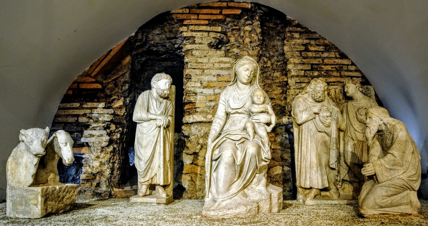 Nativity scene by Arnolfo di Cambio, Santa Maria Maggiore, Rome