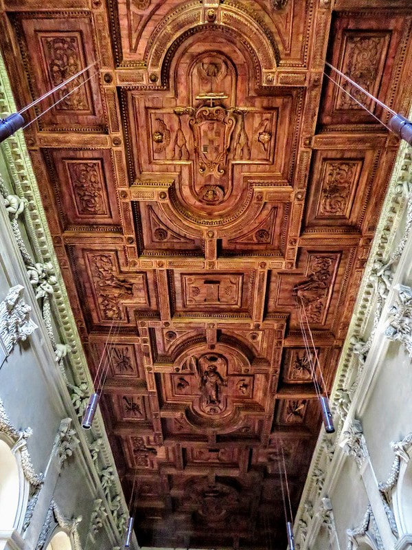 Nave ceiling, church of San Pancrazio, Rome