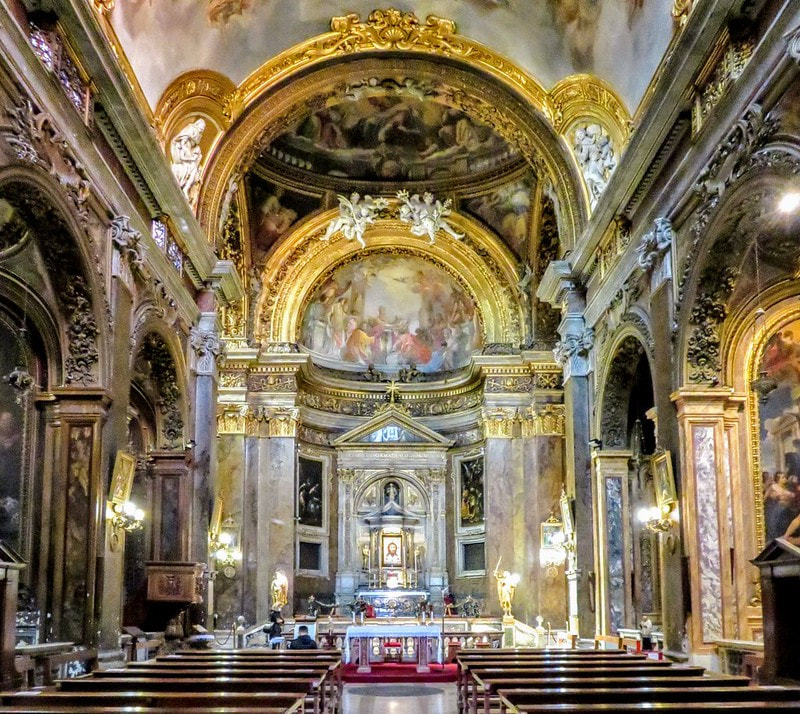 Nave, church of San Silvestro in Capite, Rome