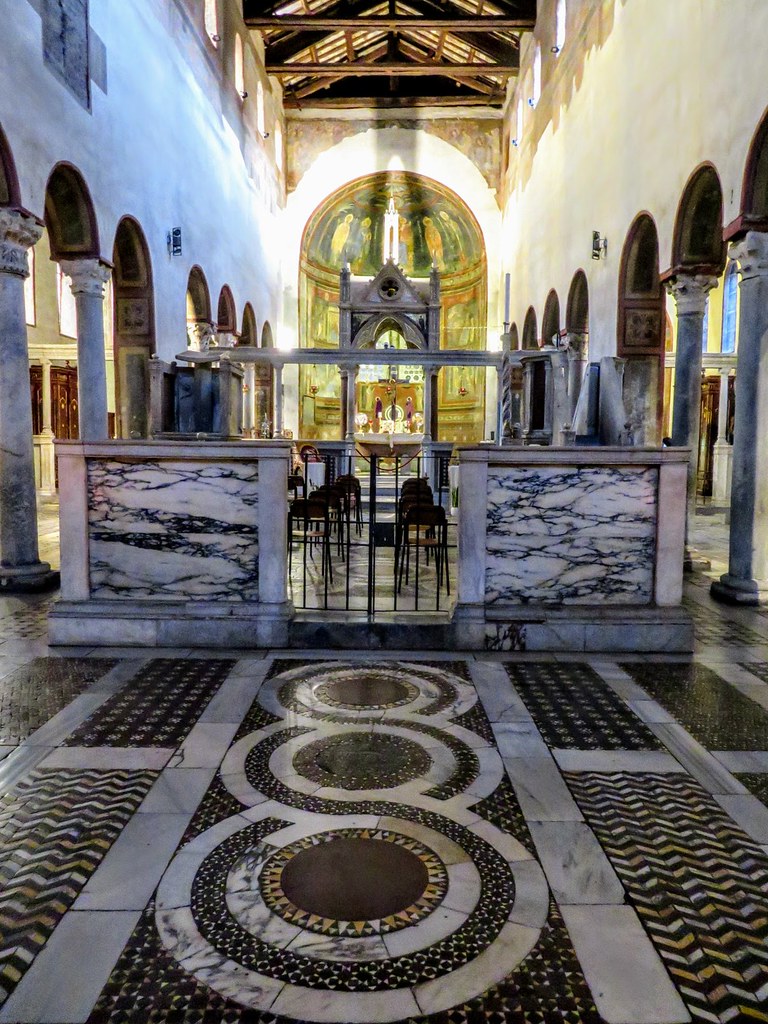 Nave, church of Santa Maria in Cosmedin, Rome