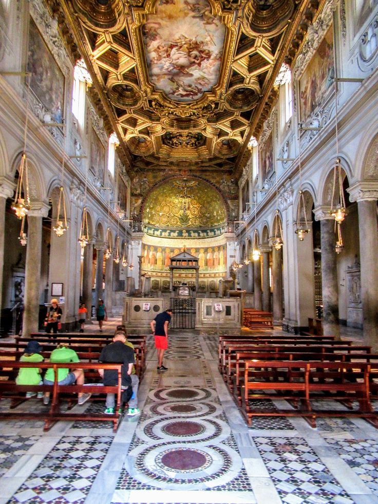 Nave, San Clemente, Rome