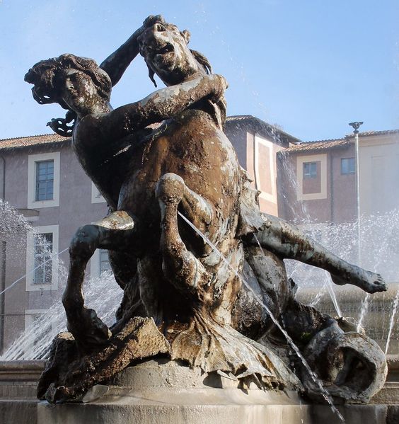 Nymph of the Oceans, Fountain of the Naiads, Piazza della Repubblica, Rome