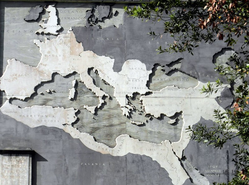 Mussolini's Maps, Via dell' Impero (today's Via dei Fori Imperiali), Rome