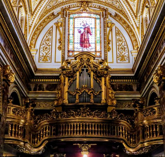 Organ and cantoria, church of Sant' Antonio dei Portoghesi, Rome