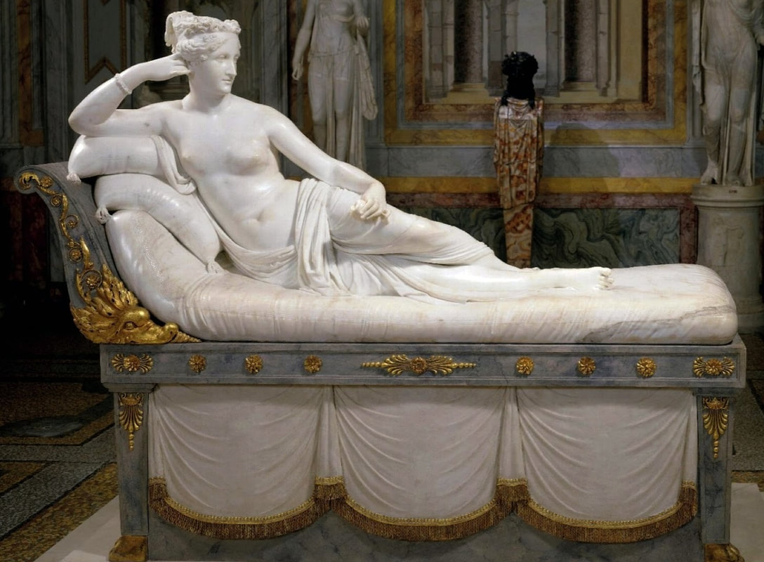 Paolina Borghese by Antonio Canova, Borghese Gallery, Rome