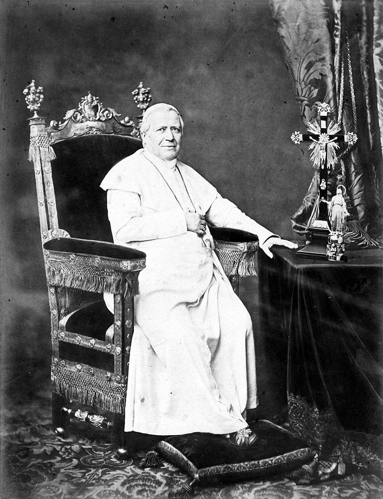 Photograph of Pius IX, the first pope to be photographed