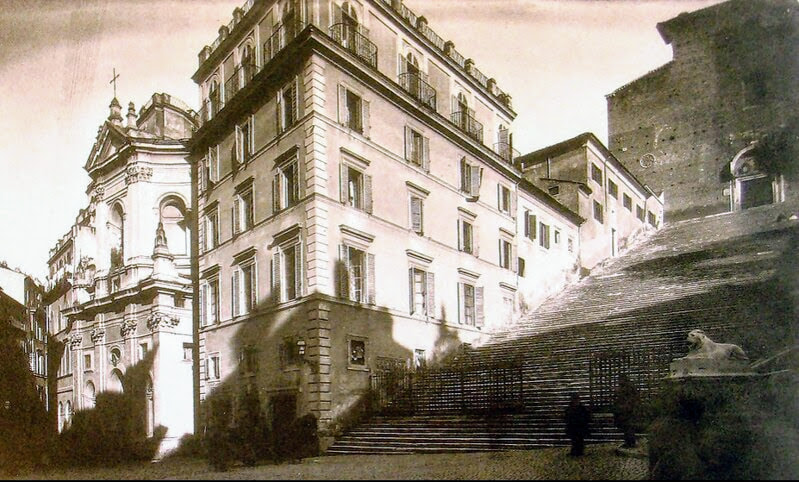 Photograph showing the original location of Santa Rita da Cascia in Campitelli, Rome