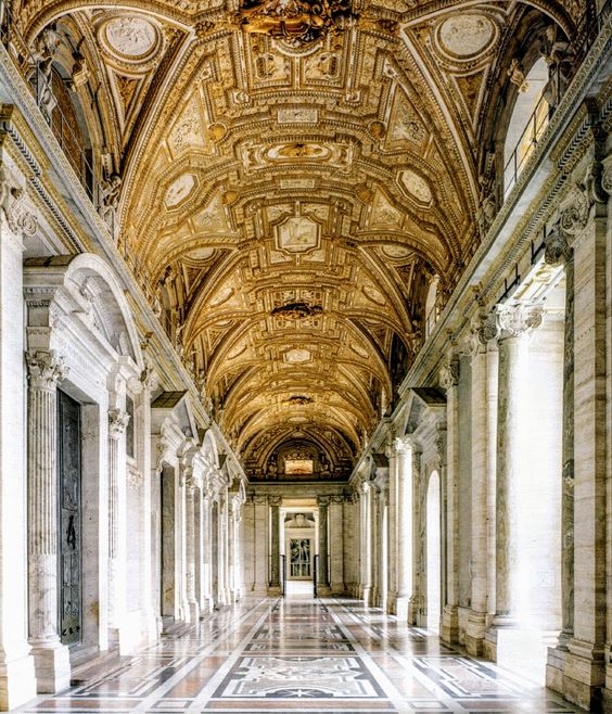 Portico by Carlo Maderno, St Peter's Basilica, Rome