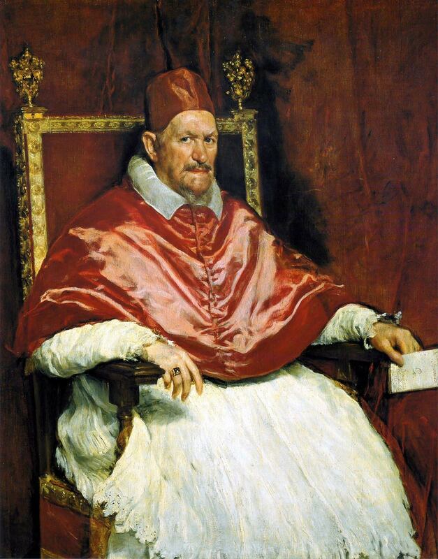 Pope Innocent X by Velazquez, Galleria Doria Pamphilj, Rome