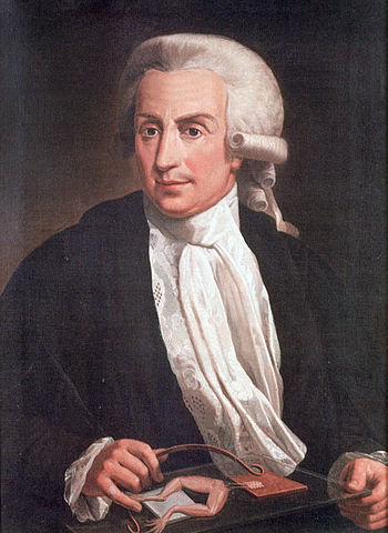 Portrait of the scientist Luigi Galvani