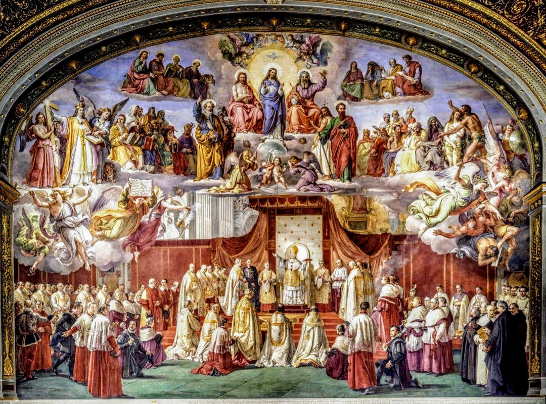 Proclamation of the Dogma of the Immaculate Conception, fresco by Francesco Podesti, Vatican Museums, Rome