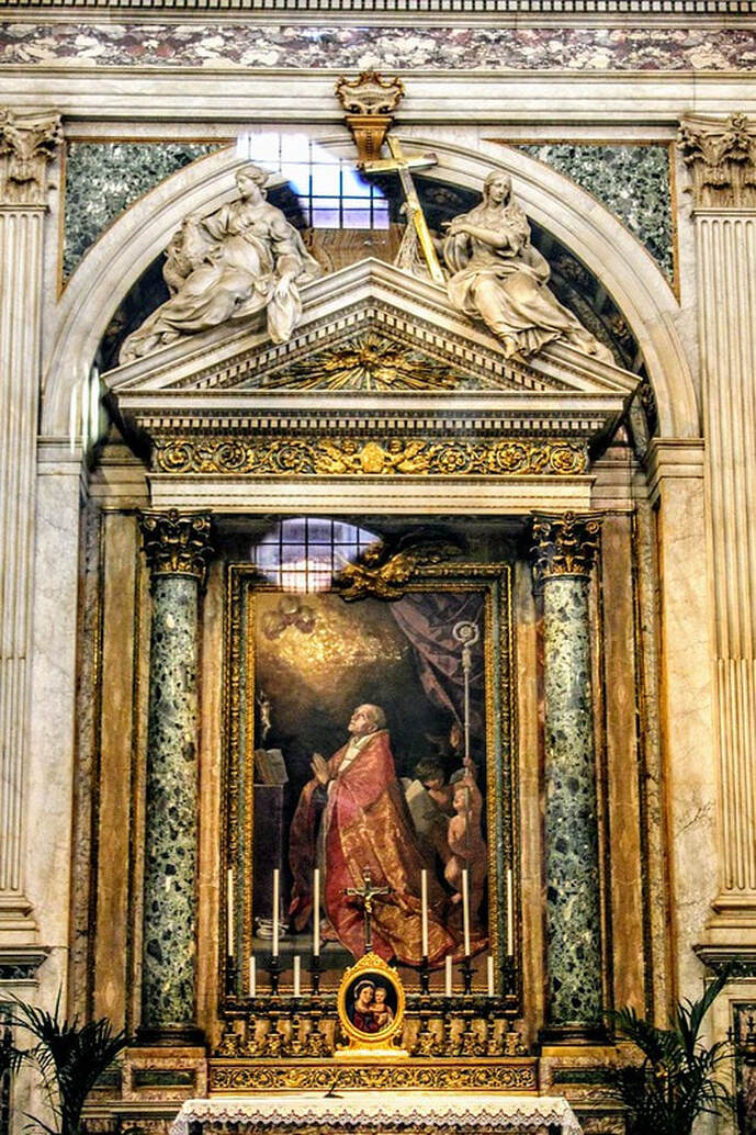 Altarpiece, Cappella Corsini, church of San Giovanni in Laterano, Rome