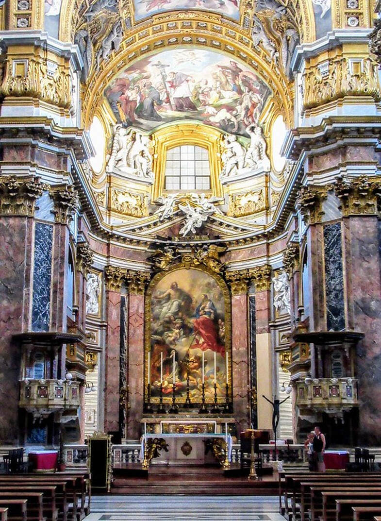 Apse, church of San Carlo al Corso, Rome