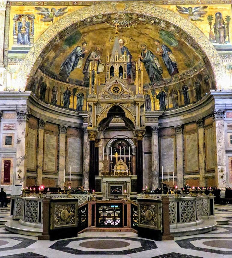Apse, church of San Paolo fuori le Mura, Rome