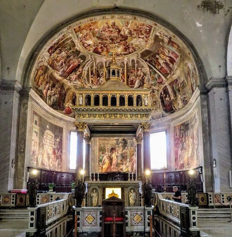 Apse, church of San Pietro in Vincoli, Rome