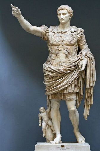 Augustus of Prima Porta, Vatican Museums, RomePicture