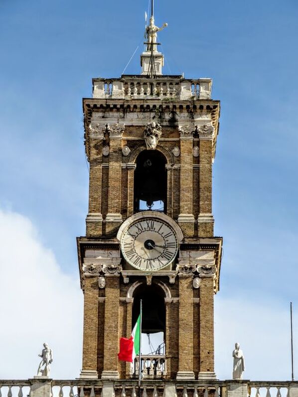 Bell tower, Palazzo Senatorio, Rome