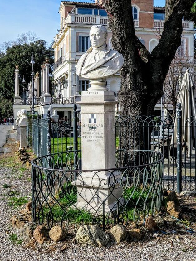 Bust of Angelo Secchi, Pincian Hill, Rome