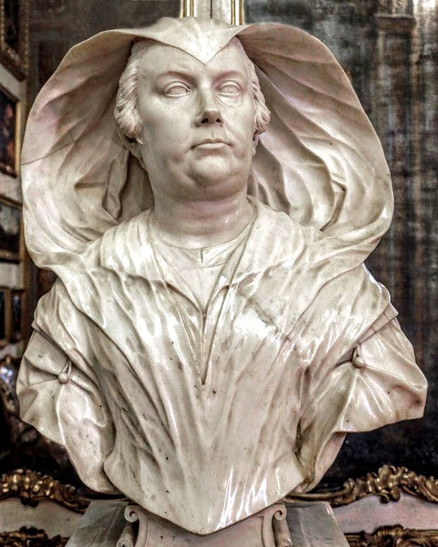 Bust of Olimpia Maidalchini (1646-47) by Alessandro Algardi, Doria-Pamphilj Gallery, Rome