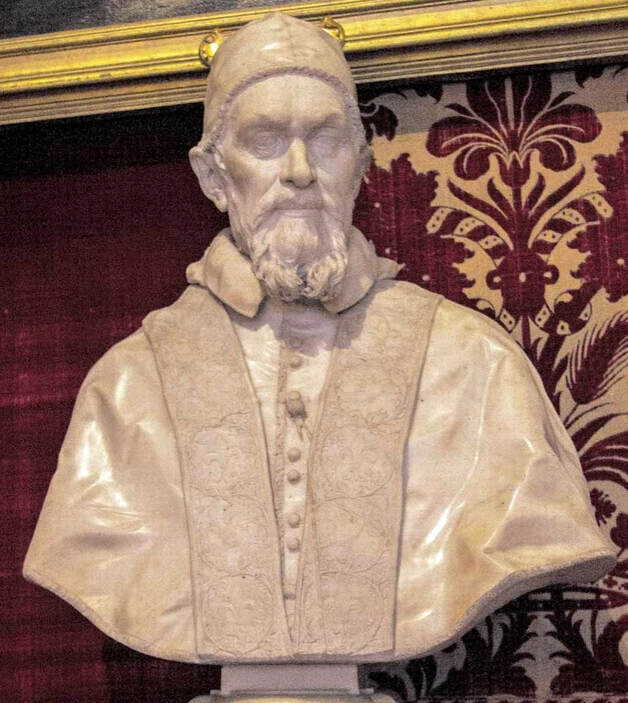 Bust of Pope Innocent X by Alessandro Algardi, Doria-Pamphilj Gallery, Rome