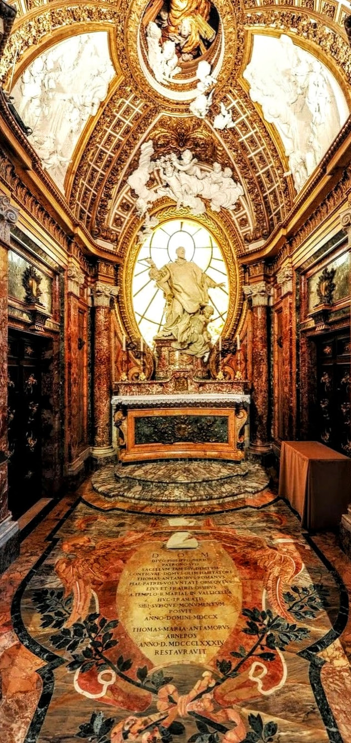 Cappella Antamoro (Chapel of St Philip Neri), church of San Girolamo della Carità, Rome