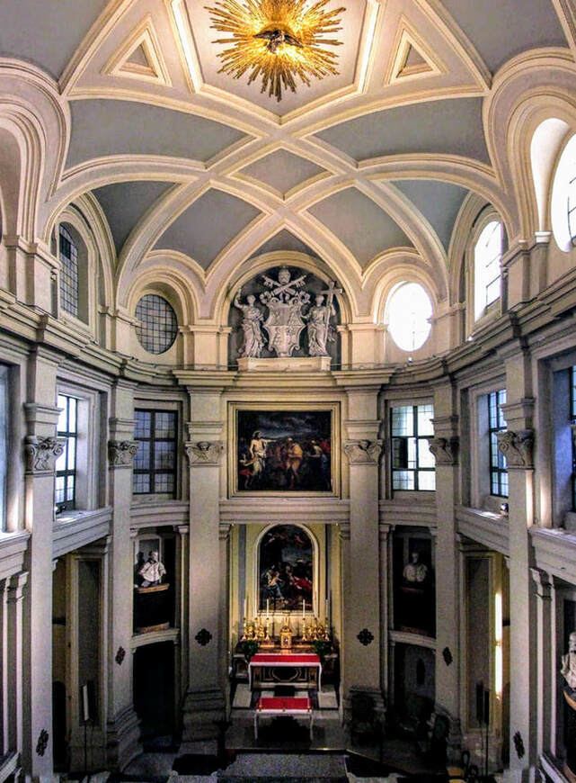 Cappella dei Re Magi by Borromini, Palazzo di Propaganda Fide , Rome