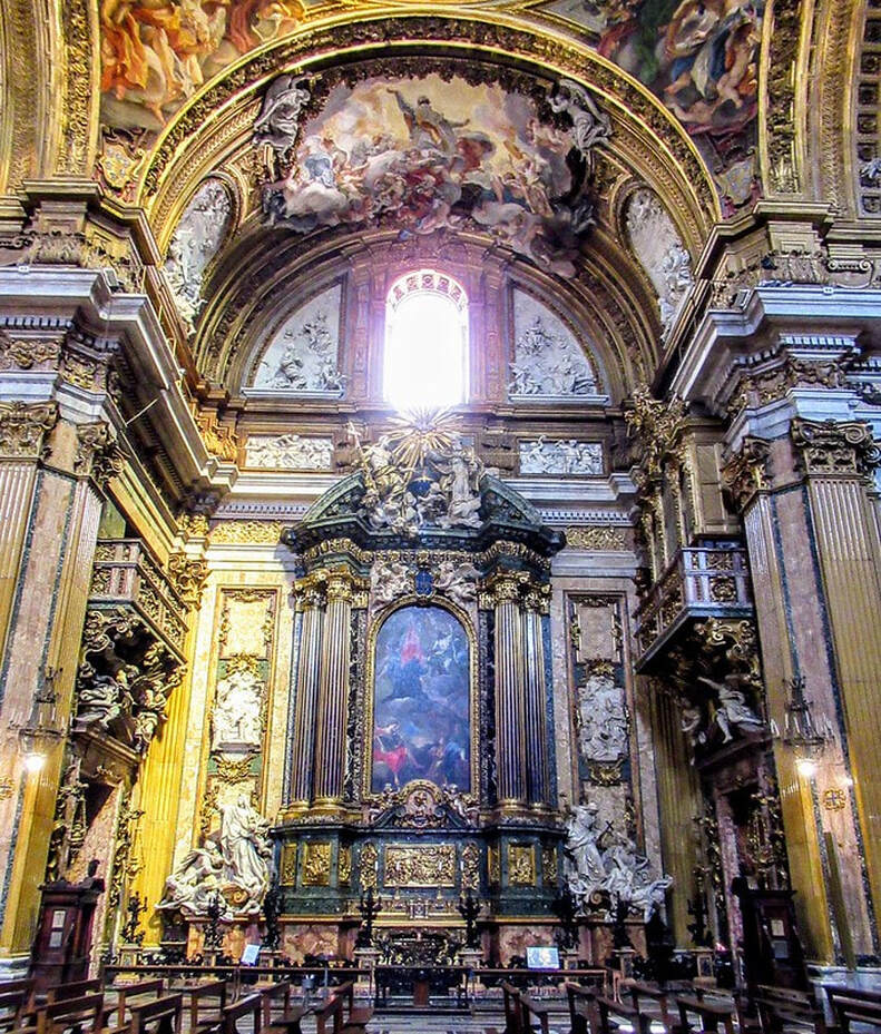 Chapel of St Ignatius Loyola, Chiesa del Gesu, Rome 