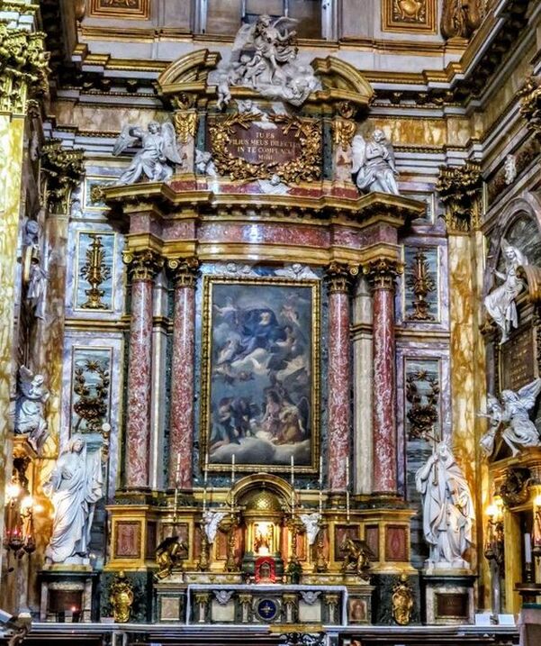 Chapel of the Blessed Sacrament, church of San Carlo al Corso, Rome